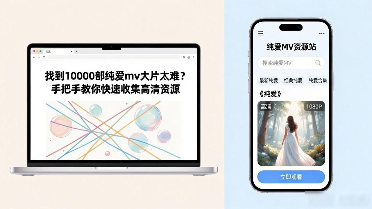 找到10000部纯爱mv大片太难？手把手教你快速收集高清资源